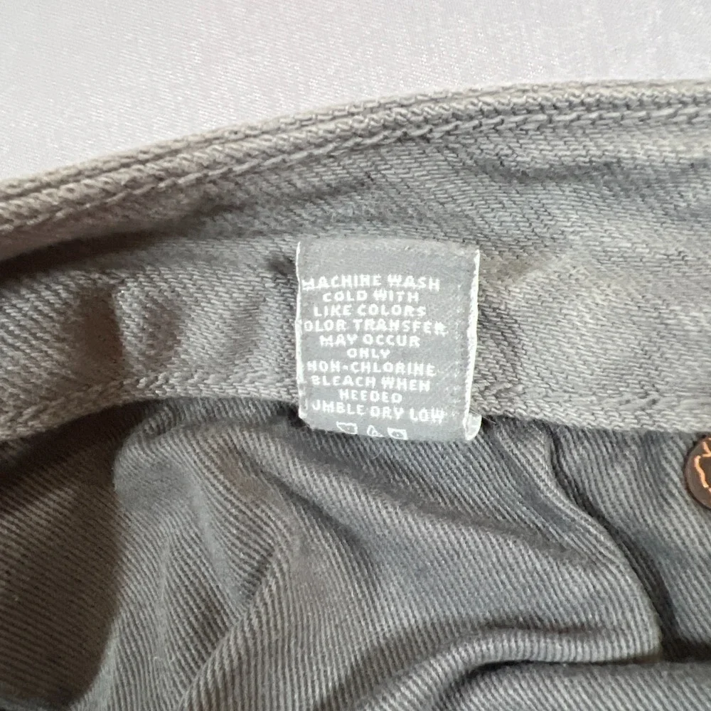 Bonobos Travel Jeans Men 28x32 Gray Cotton Stretch Low Rise Straight Leg Zip Fly